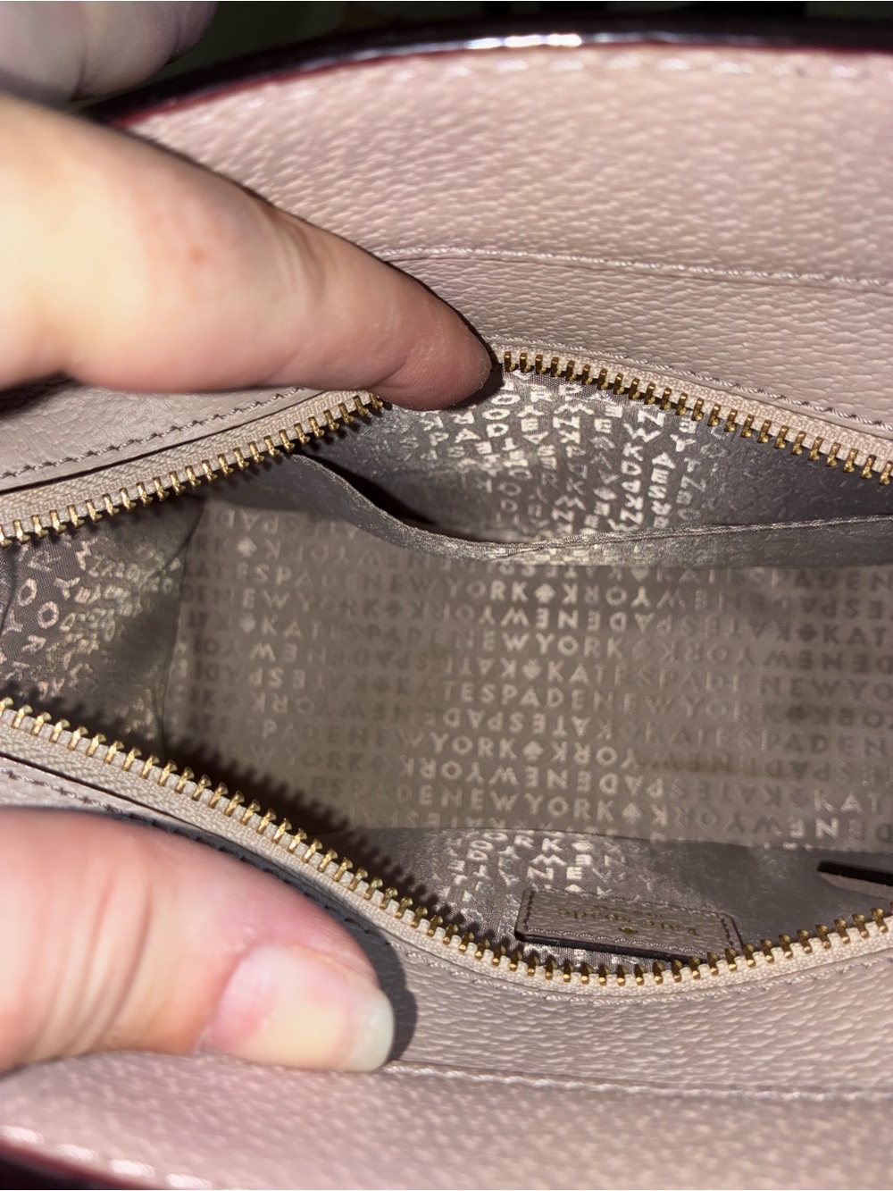 KATE SPADE EUC ‘STACI’ CROSSBODY SATCHEL IN A SOFT PASTEL PINK HUE - Picture 6 of 8